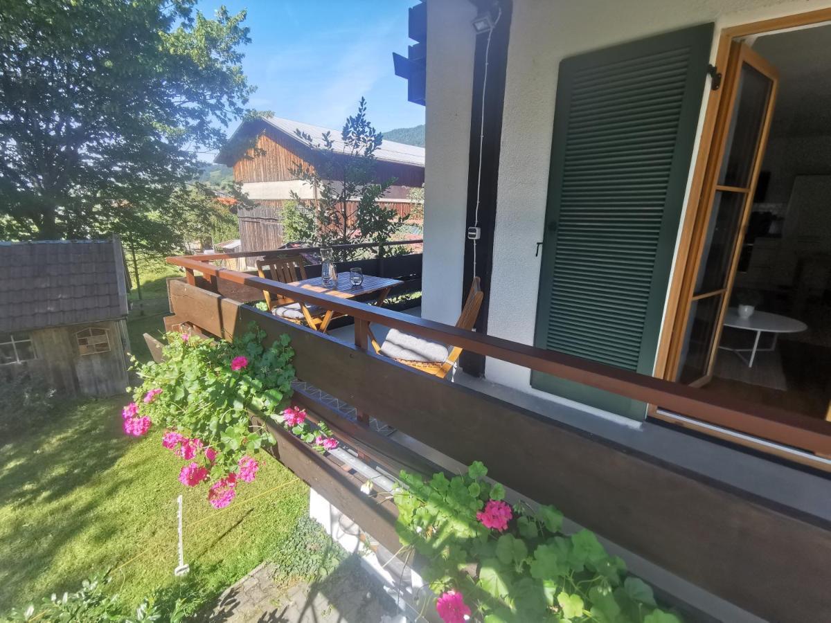 Ferienwohnung Wiesenblick Bad Hindelang Exterior foto